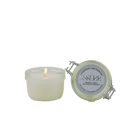 SerrBeauty Lavender & Lemongrass Beeswax Scented Candle 125 G in a glass jar with a secure lid. Handcrafted from organic beeswax, this candle offers a calming lavender and invigorating lemongrass aroma for relaxation and energy.