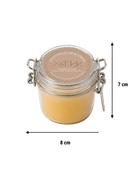 Cedarwood, Fir & Lemon beeswax candle 125g in glass jar by SerrBeauty