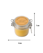 Cinnamon, Clove & Orange beeswax candle 125g in glass jar by SerrBeauty