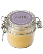 Eucalyptus, Cinnamon, Clove & Lemon beeswax candle 125g in labeled glass jar by SerrBeauty