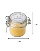 Lavender & Lemongrass beeswax candle 125g in glass jar by SerrBeauty