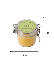Spearmary beeswax candle 125g in glass jar by SerrBeauty