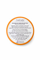 SerrBeauty Autumn Ember dual-scent natural candle in concrete vessel with label