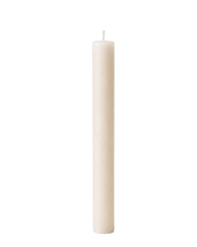 Everyday unscented rapeseed wax pillar candle 25g in natural ivory tone
