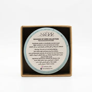 SerrBeauty Winter Hush dual-scent natural candle in concrete vessel